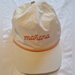 Unisex Adj Snapback Manana Surf & Travel Orange Fat Rope Trucker Hat Cap